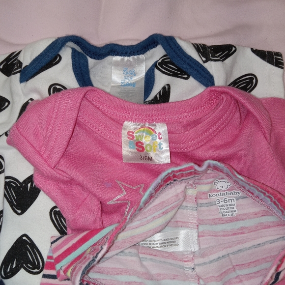 Baby Girl 6pc Bundle 3-6M - Picture 3 of 4
